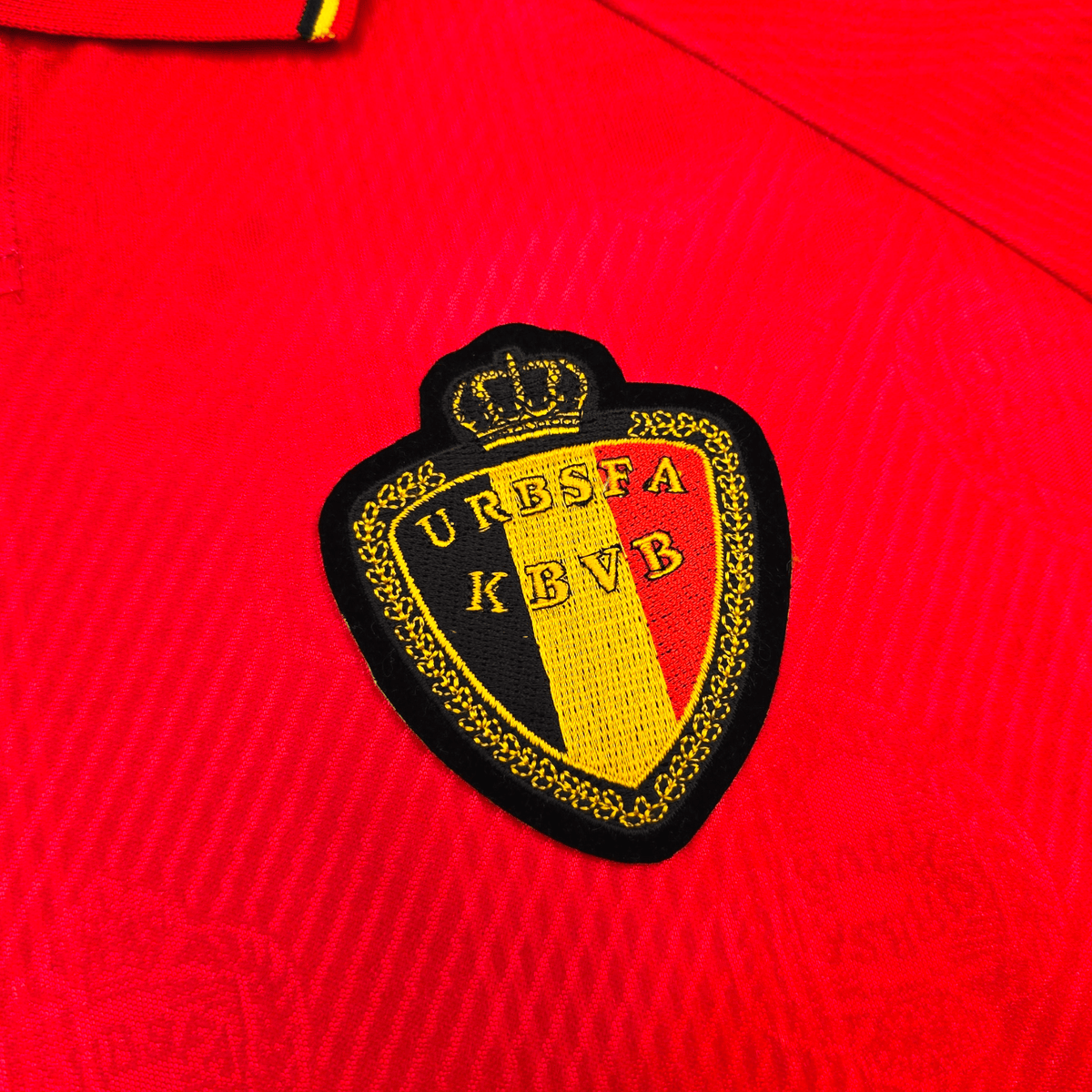 1994/95 Belgium Home Football Shirt (L) Diadora 10 Scifo (Upgraded Template) - Football Finery - FF303933