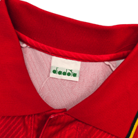 1994/95 Belgium Home Football Shirt (L) Diadora 10 Scifo (Upgraded Template) - Football Finery - FF303933
