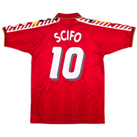 1994/95 Belgium Home Football Shirt (L) Diadora 10 Scifo (Upgraded Template) - Football Finery - FF303933