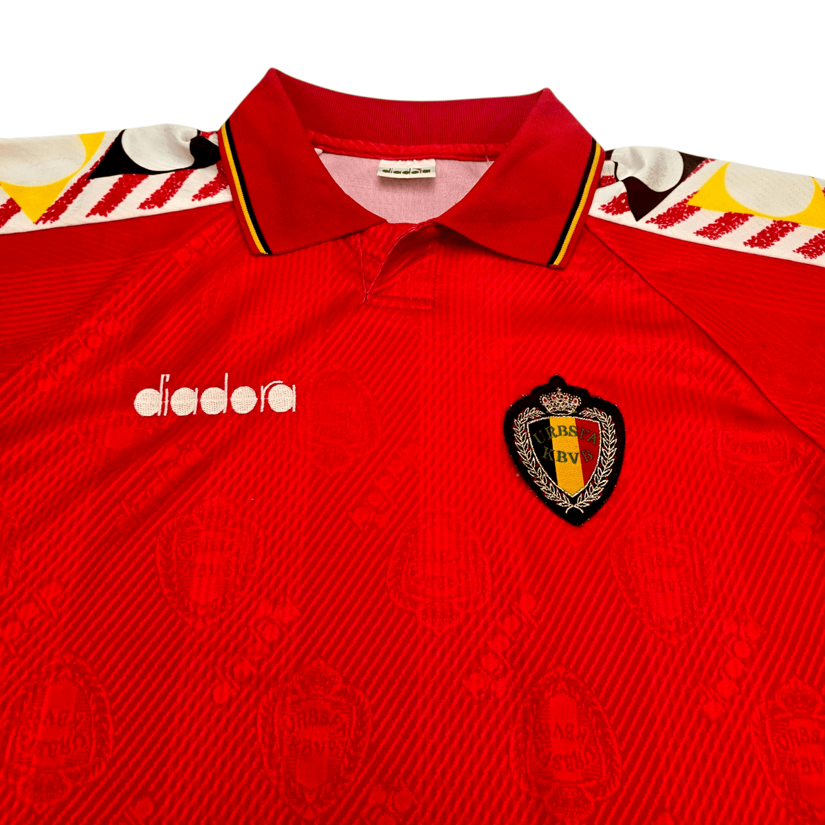 1994/95 Belgium Home Football Shirt (M) Diadora - Football Finery - FF302870