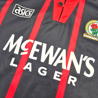 1994/95 Blackburn Rovers Away Football Shirt (L) Asics 9 Shearer - Football Finery - FF303736