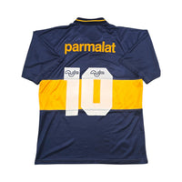 1994/95 Boca Juniors Home Football Shirt (XL) Olan 10 (Maradona) - Football Finery - FF305133