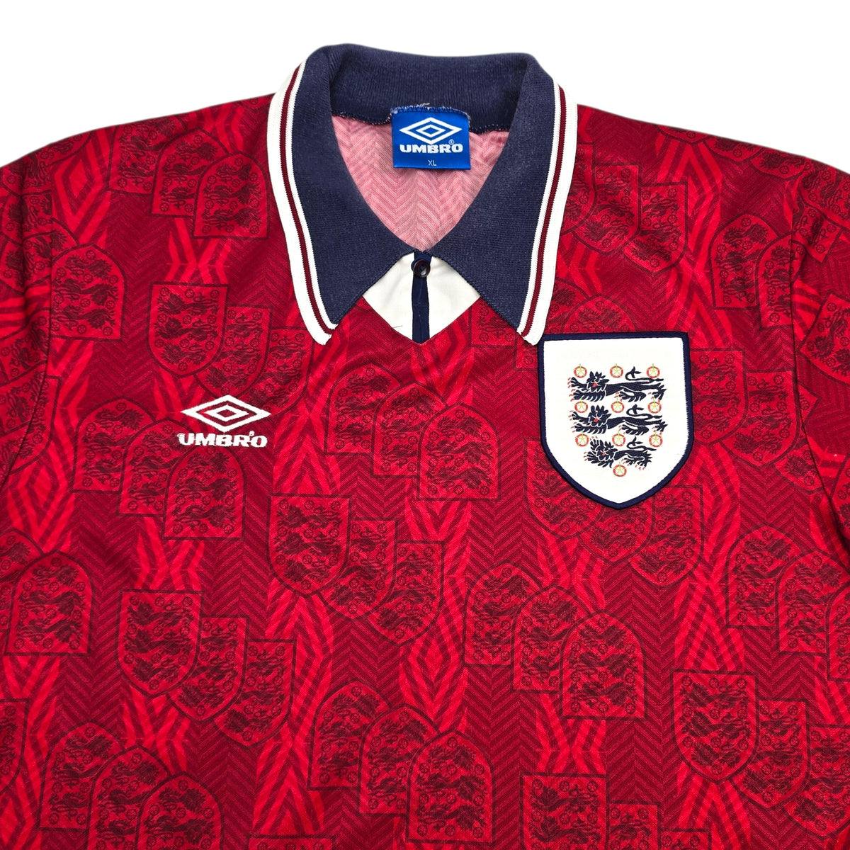 1994/95 England Away Football Shirt (XL) Umbro - Football Finery - FF306365