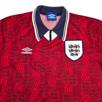 1994/95 England Away Football Shirt (XL) Umbro - Football Finery - FF306365