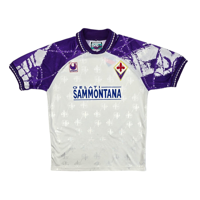 1994/95 Fiorentina Away Football Shirt (M) Uhlsport (Player Version) - Football Finery - FF203987