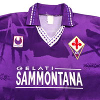 1994/95 Fiorentina Home Football Shirt (XL) Uhlsport 9 - Football Finery - FF304053
