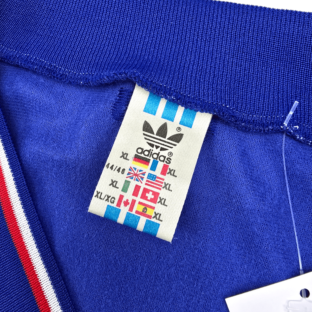 1994/95 France Home Football Shirt (XL) Adidas #9 (U21 Match Issue) - Football Finery - FF300103