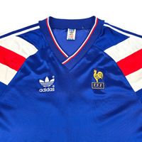 1994/95 France Home Football Shirt (XL) Adidas #9 (U21 Match Issue) - Football Finery - FF300103
