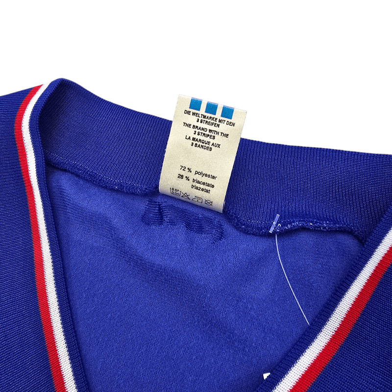 1994/95 France Home Football Shirt (XL) Adidas #9 (U21 Match Issue) - Football Finery - FF300103