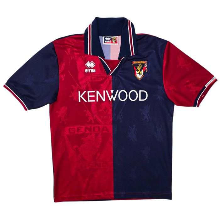 1994/95 Genoa Home Football Shirt (L) Errea - Football Finery - FF306664