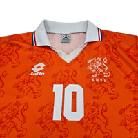 1994/95 Holland Home Football Shirt (L) Lotto #10 Bergkamp - Football Finery - FF301143