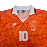 1994/95 Holland Home Football Shirt (L) Lotto 10 Bergkamp - Football Finery - FF304572