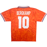 1994/95 Holland Home Football Shirt (L) Lotto 10 Bergkamp - Football Finery - FF304572