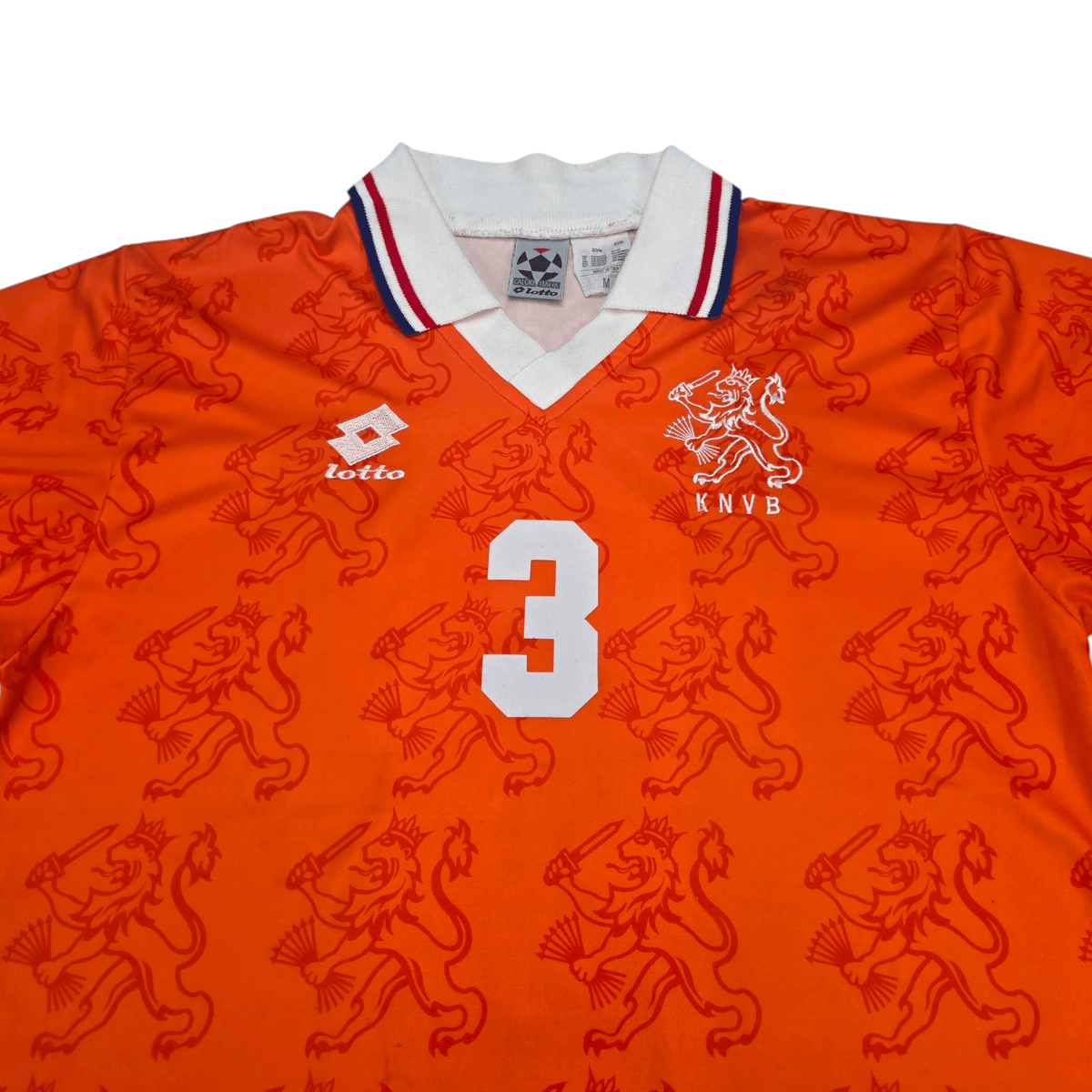 1994/95 Holland Home Football Shirt (M) Lotto 3 Rijkaard (Player Version) - Football Finery - FF302871
