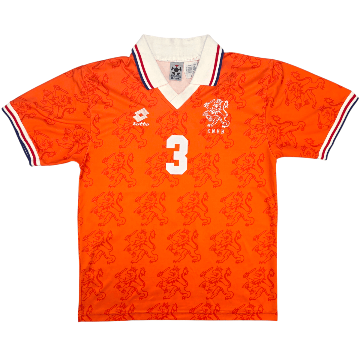 1994/95 Holland Home Football Shirt (M) Lotto 3 Rijkaard (Player Version) - Football Finery - FF302871