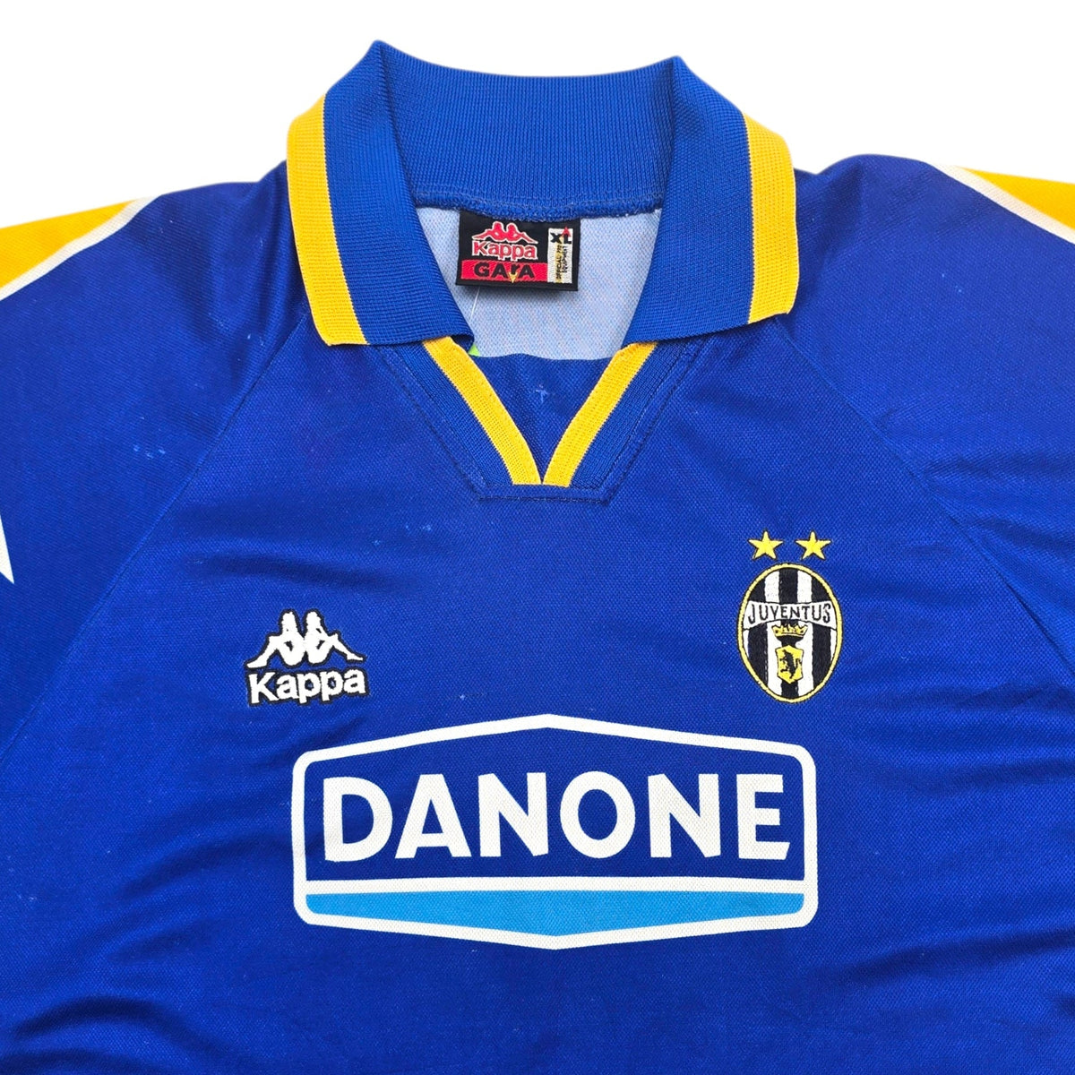 1994/95 Juventus Away Football Shirt (XL) Kappa - Football Finery - FF306529