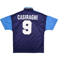 1994/95 Lazio Away Football Shirt (L) Umbro 9 Casiraghi - Football Finery - FF306070