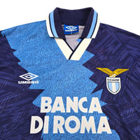 1994/95 Lazio Away Football Shirt (L) Umbro 9 Casiraghi - Football Finery - FF306070