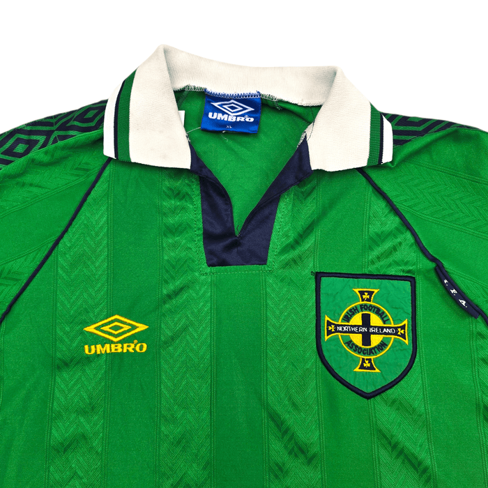 1994/95 Northern Ireland Home Football Shirt (XL) Umbro (Prototype) - Football Finery - FF304355