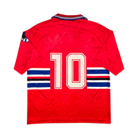 1994/95 Sampdoria Third Football Shirt (XL) Asics 10 Mancini - Football Finery - FF300869