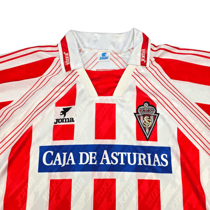 1994/95 Sporting Gijon Home Football Shirt (XL) Joma - Football Finery - FF302799