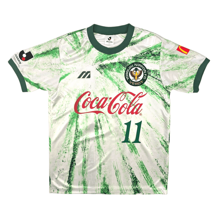 1994/95 Tokyo Verdy Away Football Shirt (L) Mizuno 11 - Football Finery - FF300902