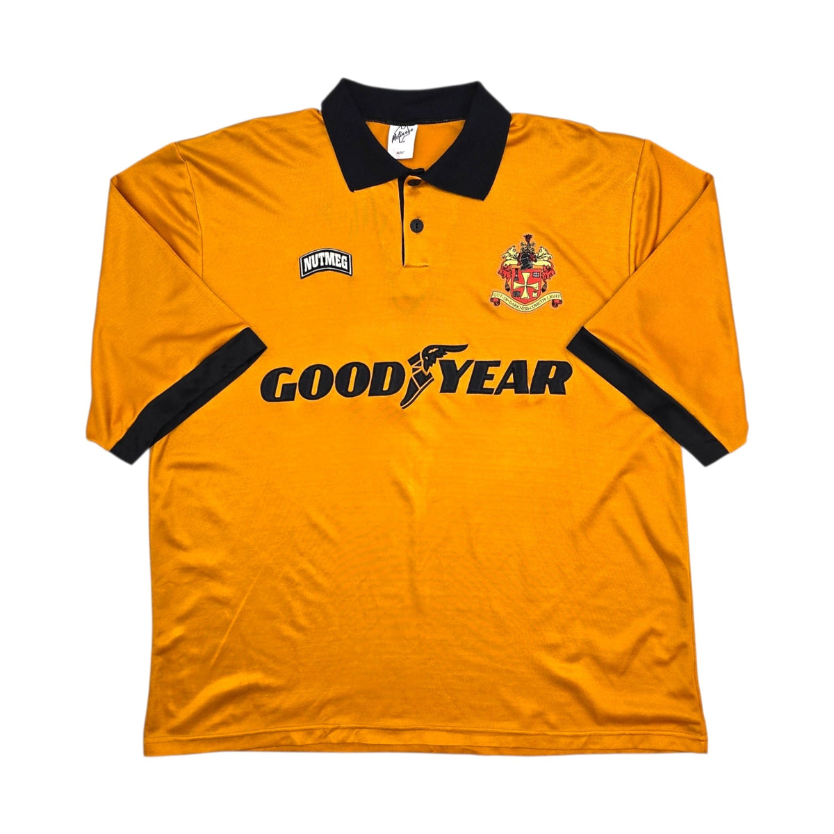 1994/95 Wolverhampton Wanderers Home Football Shirt (2XL) Nutmeg - Football Finery - FF305609