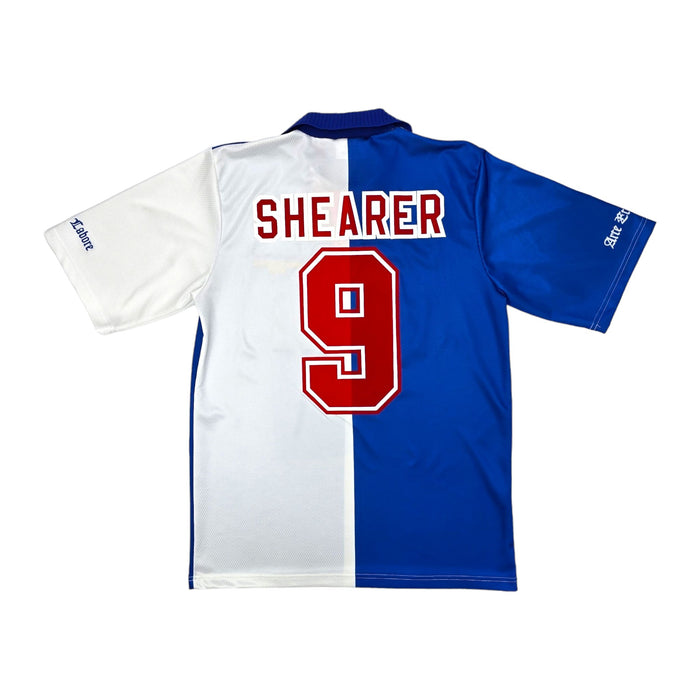 1994/96 Blackburn Rovers Home Football Shirt (M) Asics #9 Shearer (PL Champions) - Football Finery - FF203969