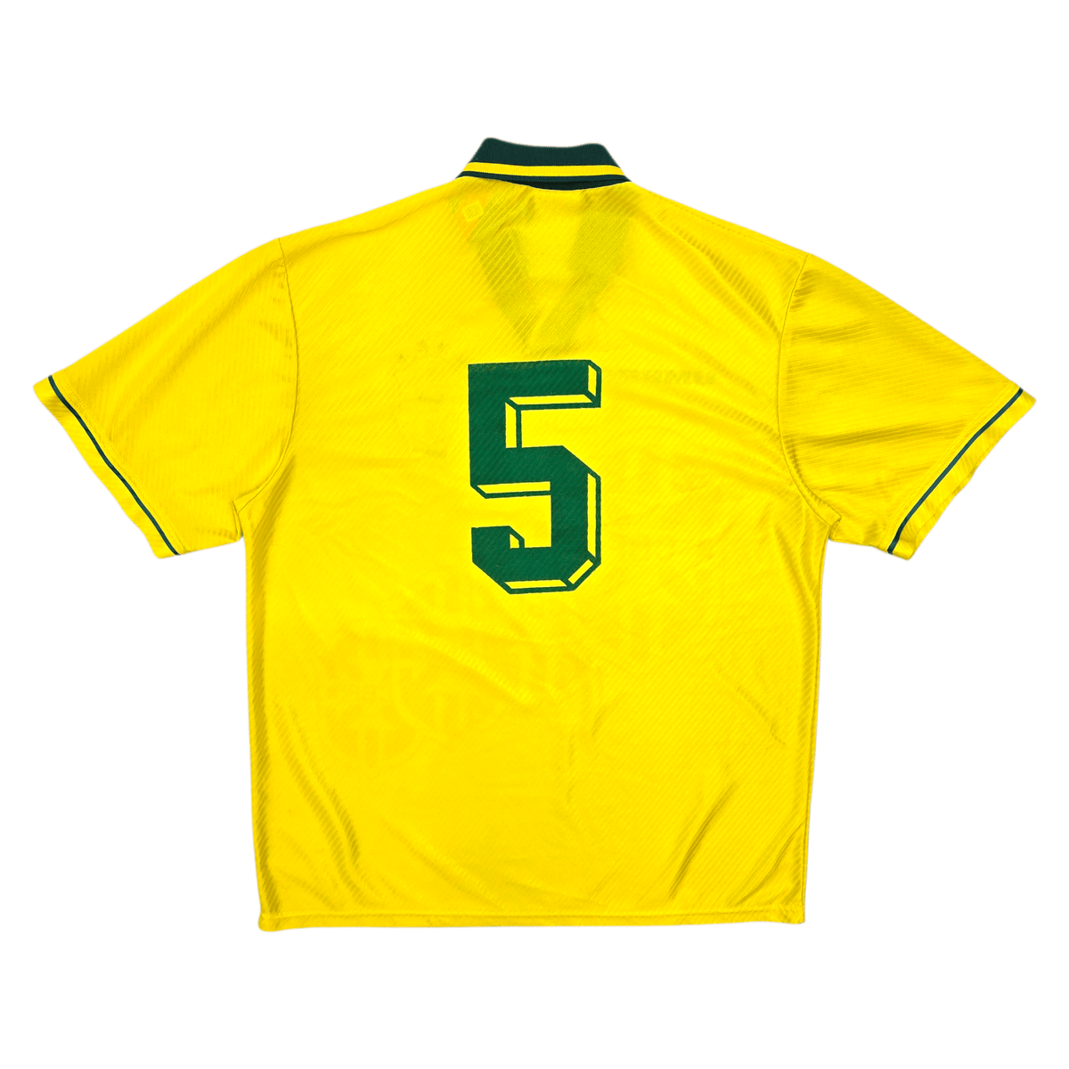 1994/96 Brazil Home Football Shirt (XL) Umbro 5 (Silva) - Football Finery - FF303650
