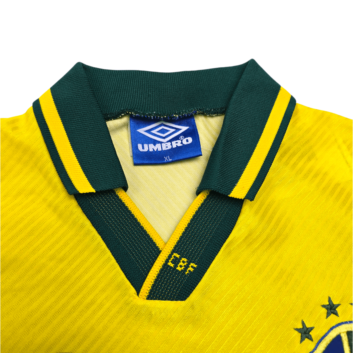 1994/96 Brazil Home Football Shirt (XL) Umbro 5 (Silva) - Football Finery - FF303650