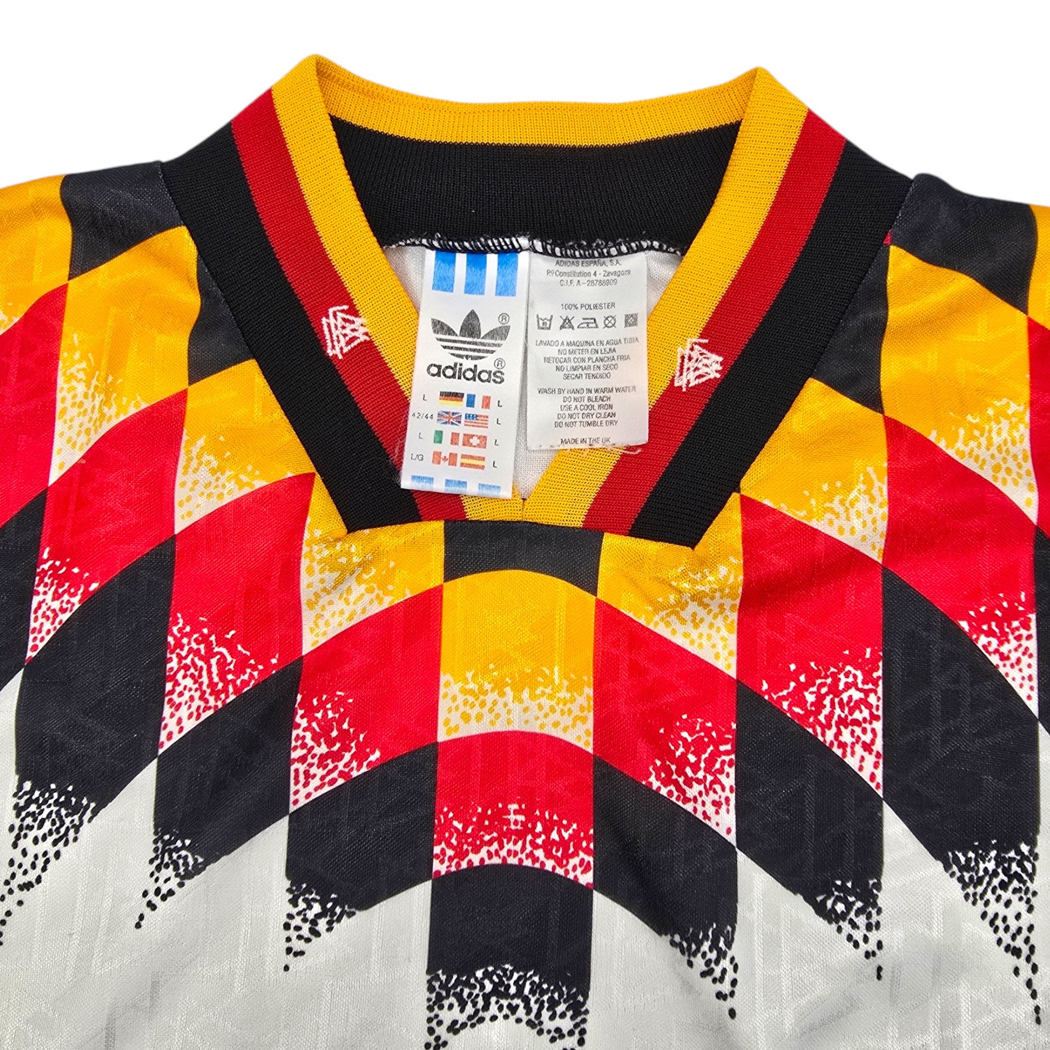 1994/96 Germany Home Football Shirt (L) Adidas – Football Finery