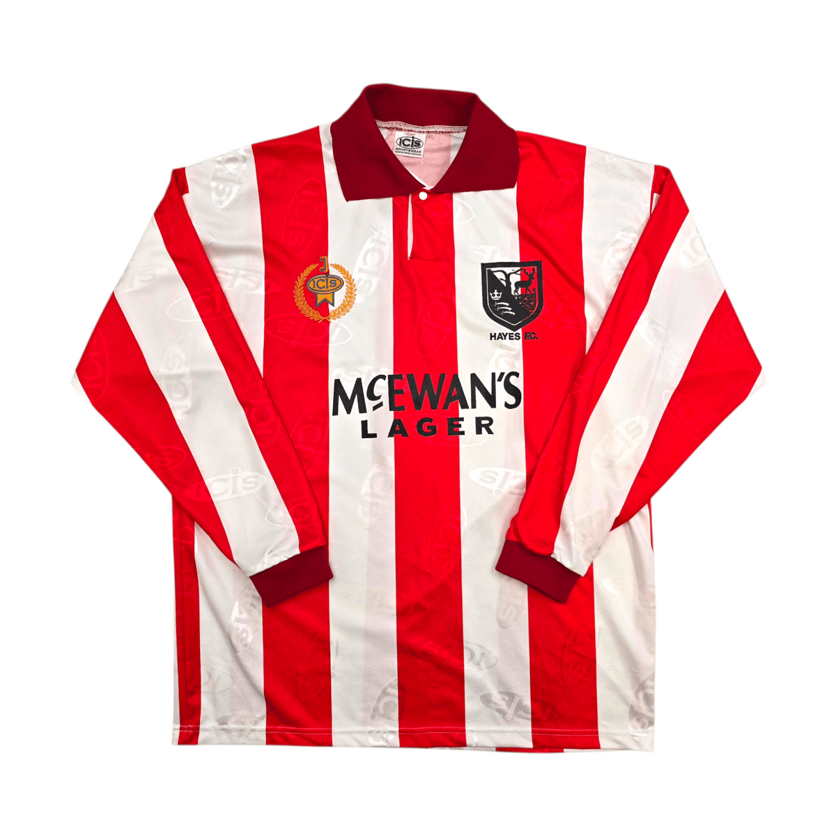 1994/96 Hayes Home Football Shirt (XL) ICIS - Football Finery - FF303834