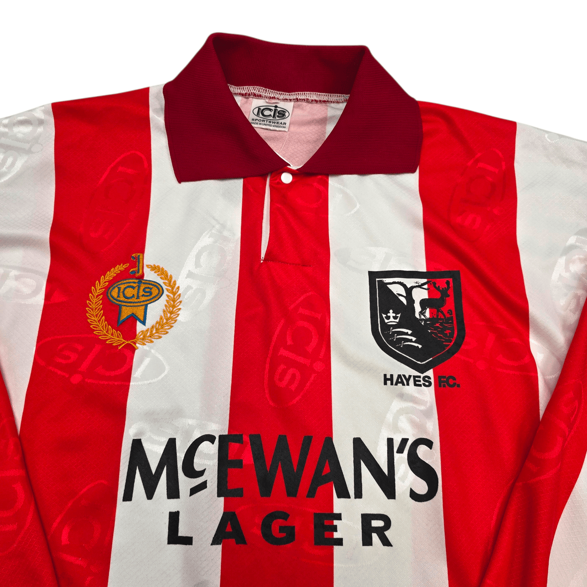 1994/96 Hayes Home Football Shirt (XL) ICIS - Football Finery - FF303834