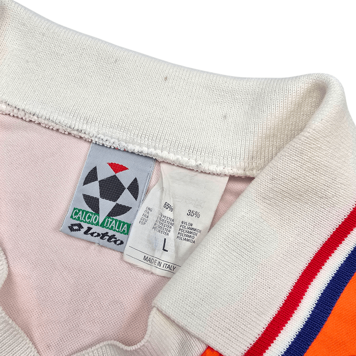 1994/96 Holland Home Football Shirt (L) Lotto 10 Bergkamp (Player Version) - Football Finery - FF303935