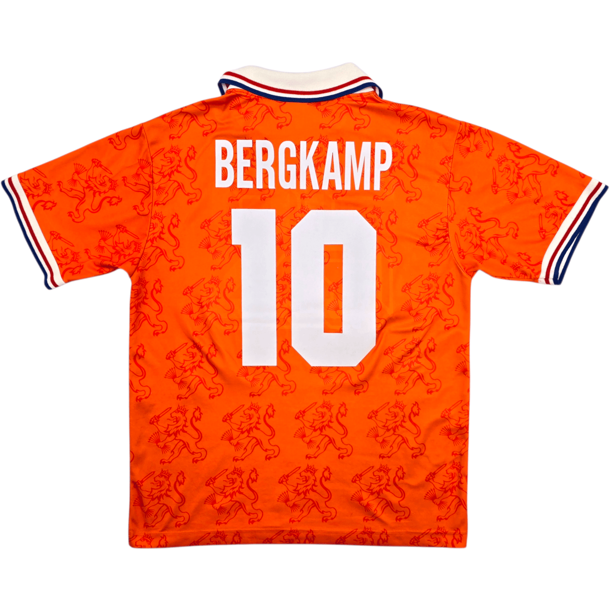1994/96 Holland Home Football Shirt (L) Lotto 10 Bergkamp (Player Version) - Football Finery - FF303935