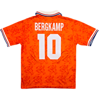 1994/96 Holland Home Football Shirt (L) Lotto 10 Bergkamp (Player Version) - Football Finery - FF303935
