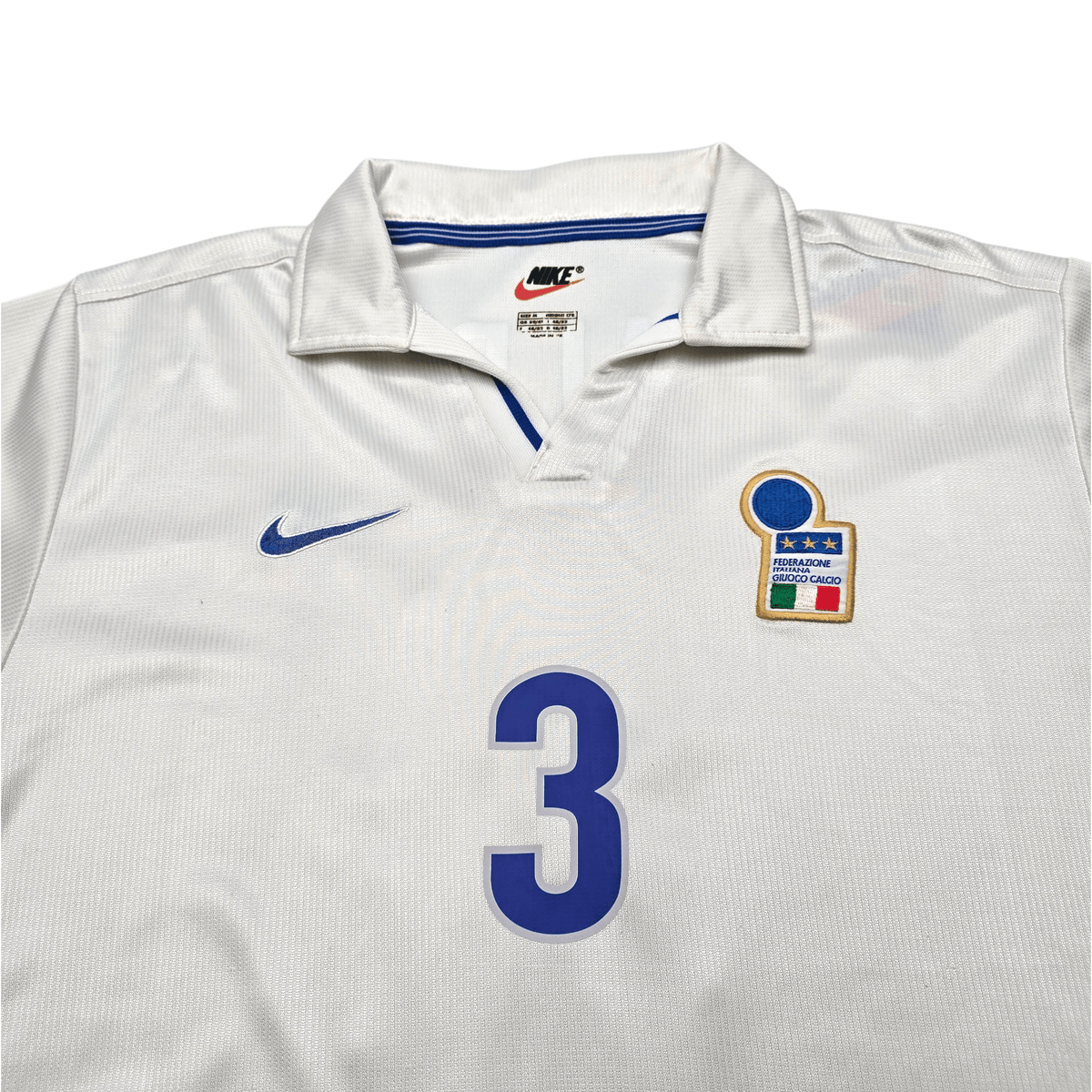 1994/96 Italy Away Football Shirt (M) Nike 3 Maldini - Football Finery - FF302877
