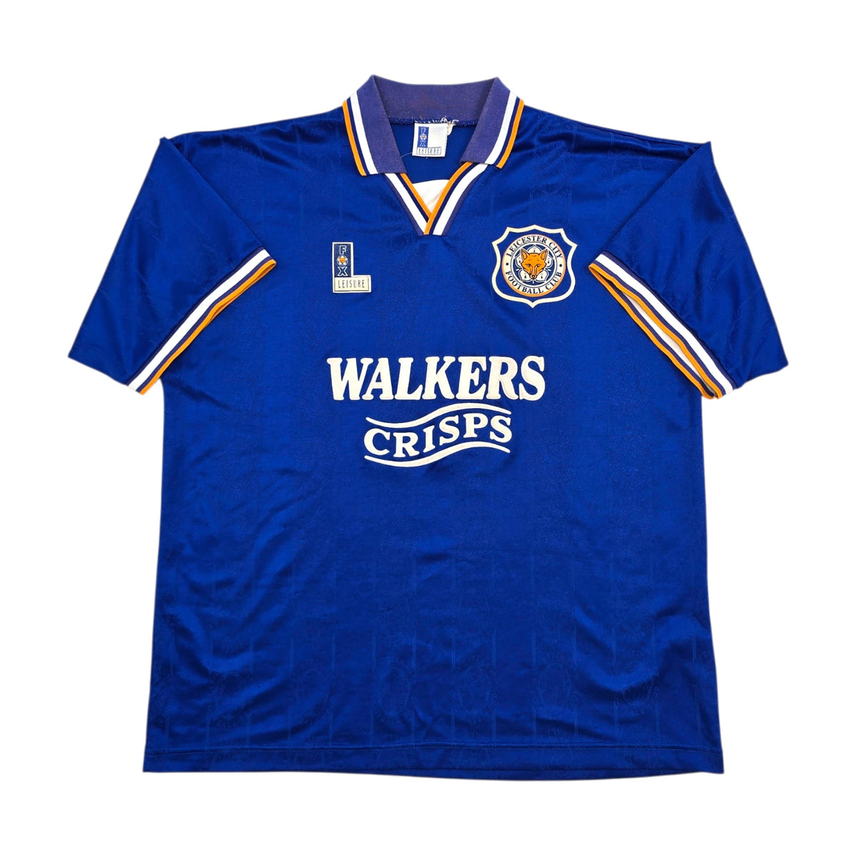 1994/96 Leicester City Home Football Shirt (XL) Fox Leisure - Football Finery - FF305011
