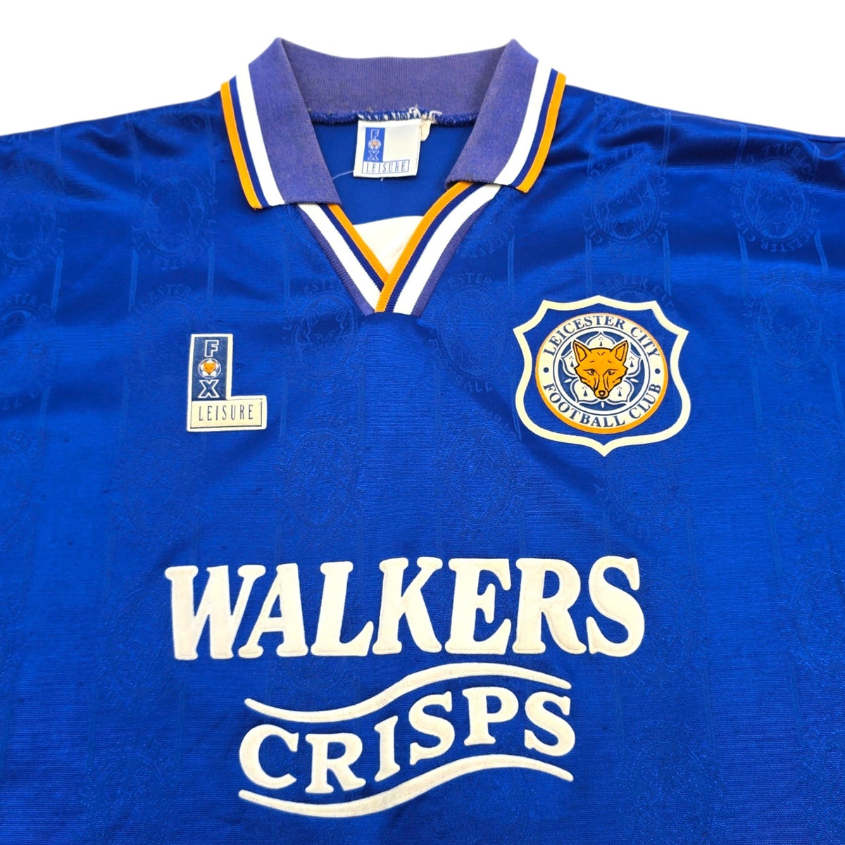 1994/96 Leicester City Home Football Shirt (XL) Fox Leisure - Football Finery - FF305011