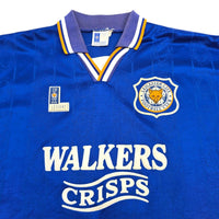 1994/96 Leicester City Home Football Shirt (XL) Fox Leisure - Football Finery - FF305011