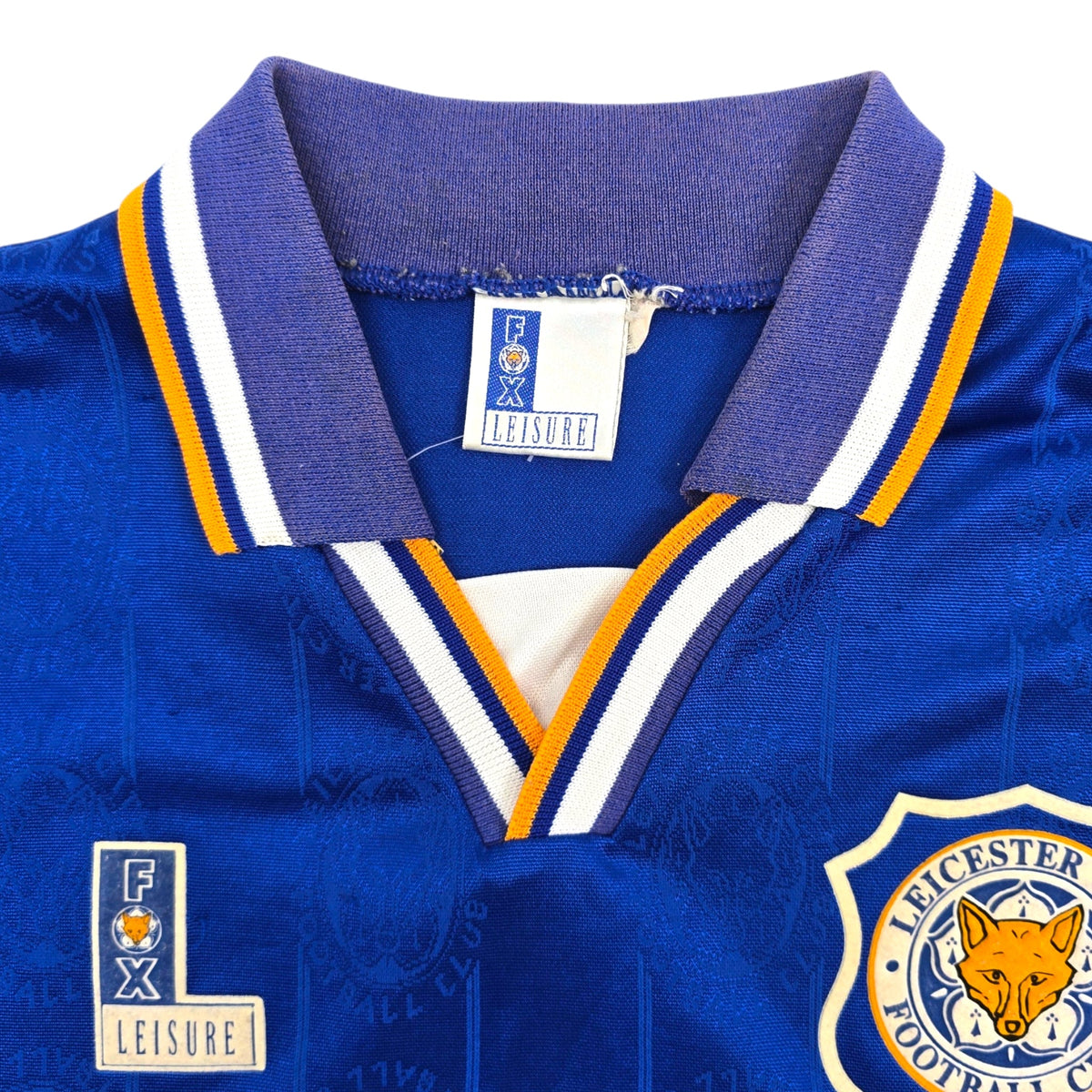 1994/96 Leicester City Home Football Shirt (XL) Fox Leisure - Football Finery - FF305011