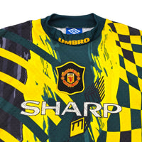 1994/96 Manchester United Goal Keeper Football Shirt (L) Umbro #1 Schmeichel - Football Finery - FF307616