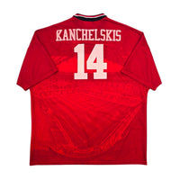 1994/96 Manchester United Home Football Shirt (2XL) Umbro 14 Kanchelskis - Football Finery - FF306317