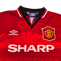 1994/96 Manchester United Home Football Shirt (XL) Umbro - Football Finery - FF304683