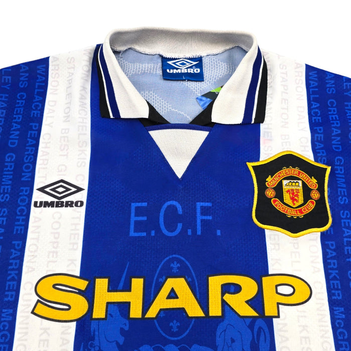 1994/96 Manchester United Third Football Shirt (L) Umbro - Football Finery - FF306366