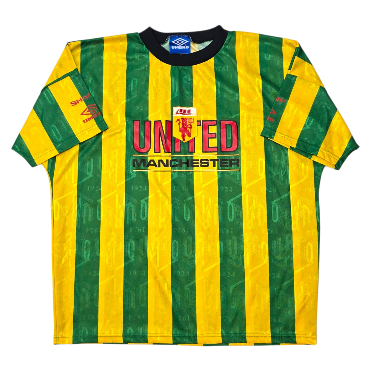 1994/96 Manchester United Training Top (L) Umbro - Football Finery - FF306795