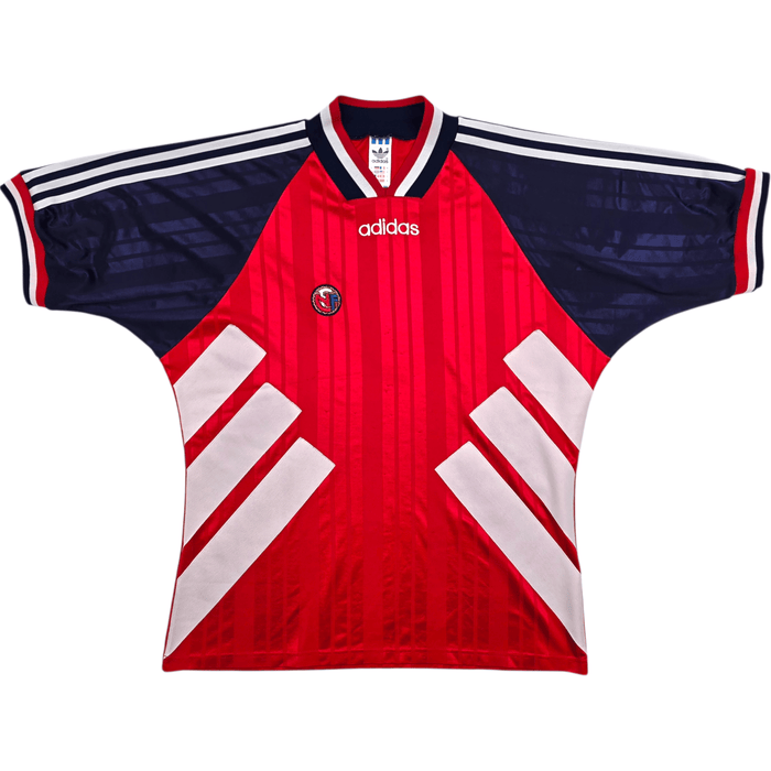 1994/96 Norway Home Football Shirt (L) Adidas - Football Finery - FF301357