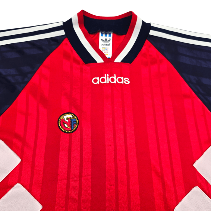 1994/96 Norway Home Football Shirt (L) Adidas - Football Finery - FF301357