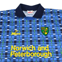 1994/96 Norwich City Away Football Shirt (S) Mitre - Football Finery - FF301908