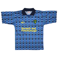 1994/96 Norwich City Away Football Shirt (S) Mitre - Football Finery - FF301908